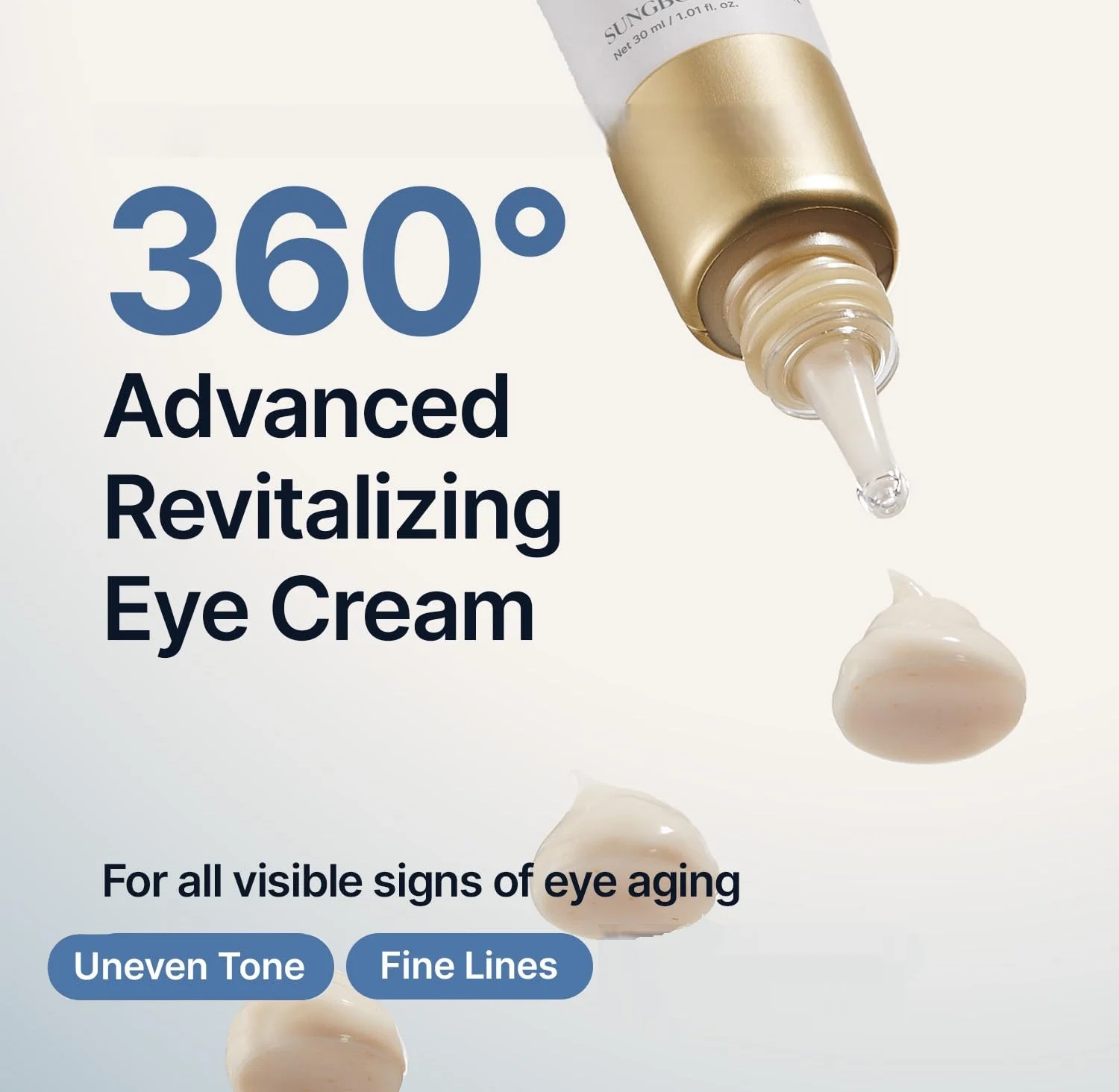 SUNGBOON EDITOR Silk Peptide Egf Intensive Eye Cream 1.01 fl. oz.(30ml) detail 1