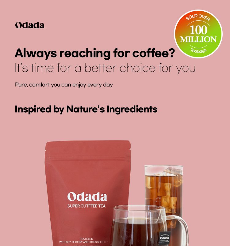 ODADA Super Cutffee Tea 0.1 oz.(3g) x 24ea detail 1