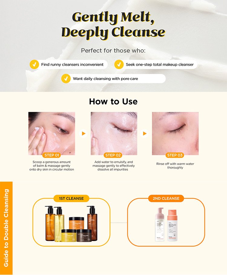 Hanskin Pore Cleansing Balm (pha) 2.82 oz.(80g) detail 1