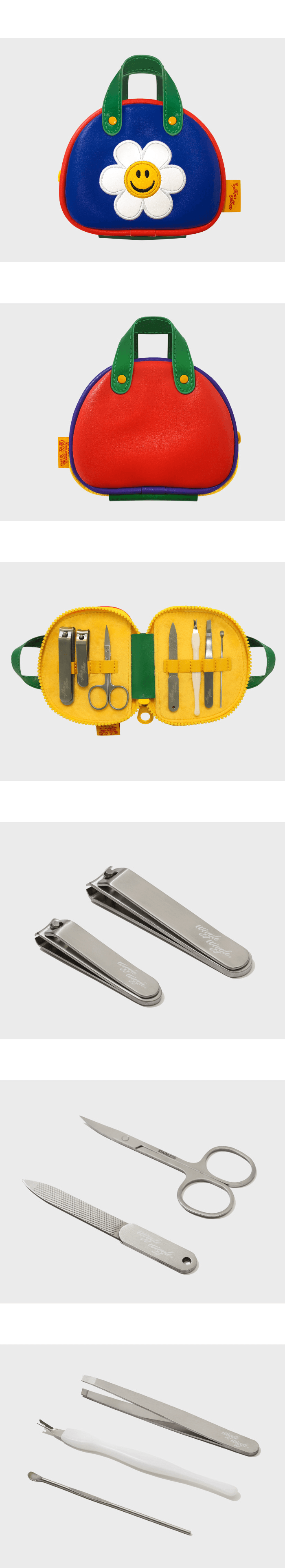 wiggle wiggle Nail Clipper Set - Smile We Love detail 2