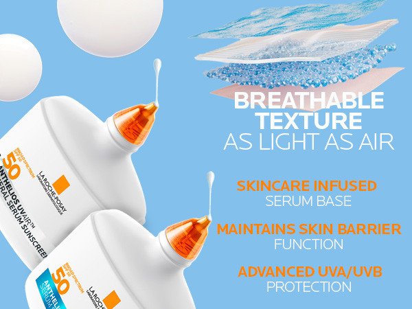 La Roche Posay Anthelios UV Air Mineral Serum Sunscreen SPF 50 1.7 fl. oz.(50ml) detail 1