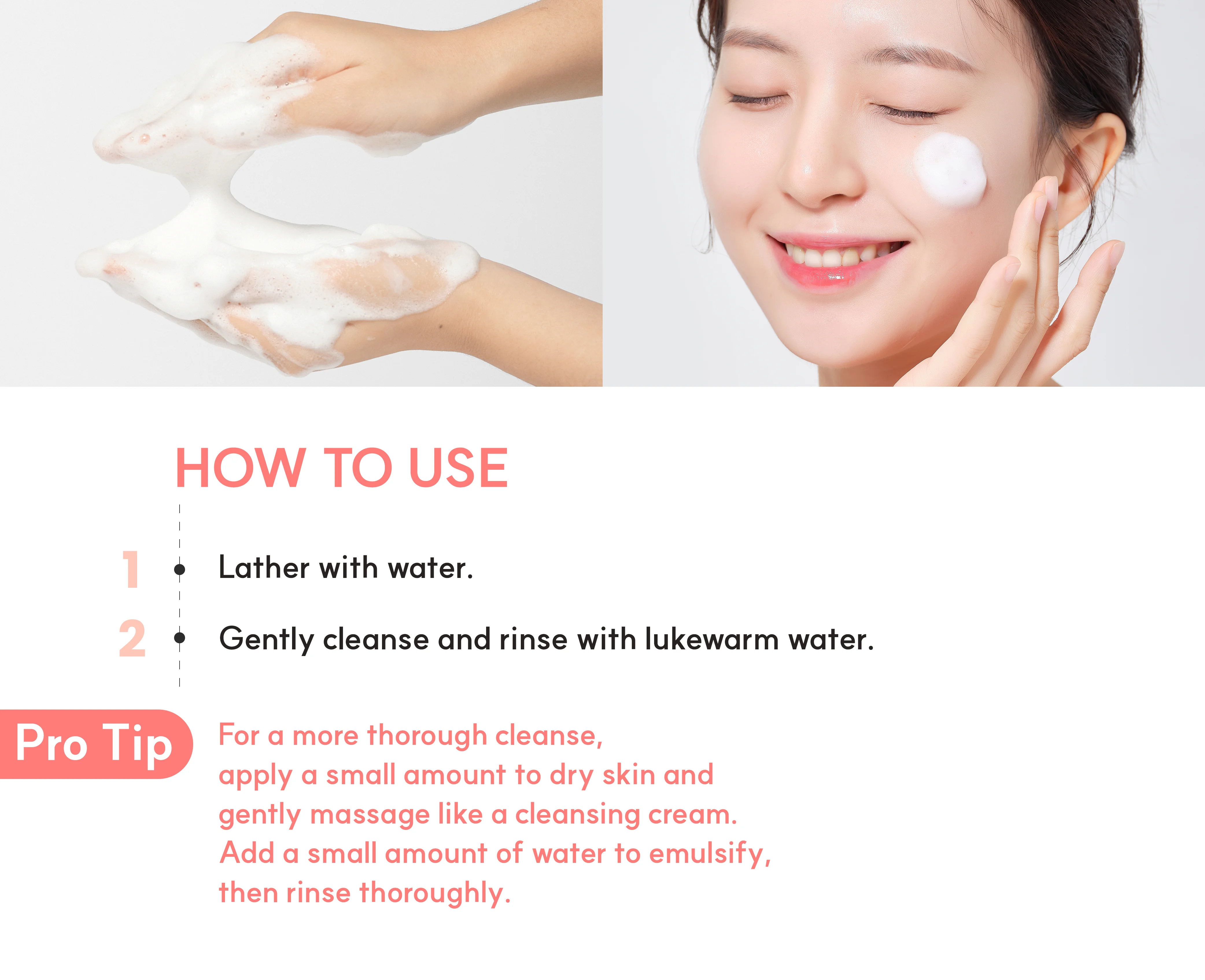S.NATURE Aqua Rice Foam Cleanser 5.41 fl. oz.(160ml) detail 3
