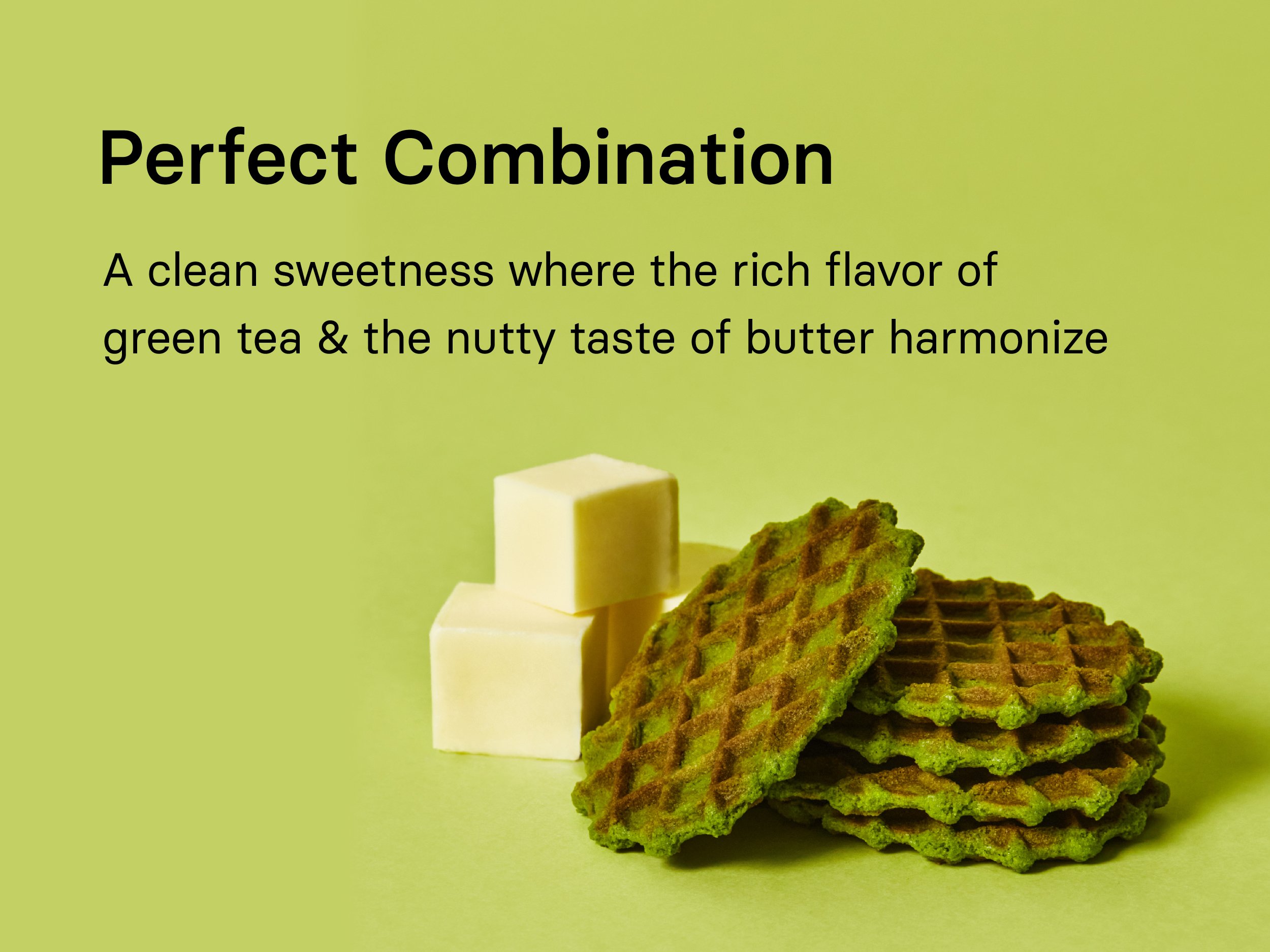 OSULLOC Premium Green Tea Waffle 0.32 oz.(9g) x 8ea detail 3
