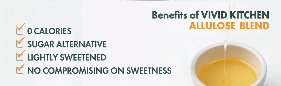 VIVID KITCHEN Allulose Zero Sweetener 12.7 fl. oz.(378ml) detail 3