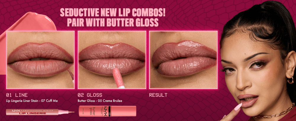 [10colors] NYX Professional Makeup Lip Lingerie Lip Liner Stain 0.03 fl. oz.(1ml) detail 1