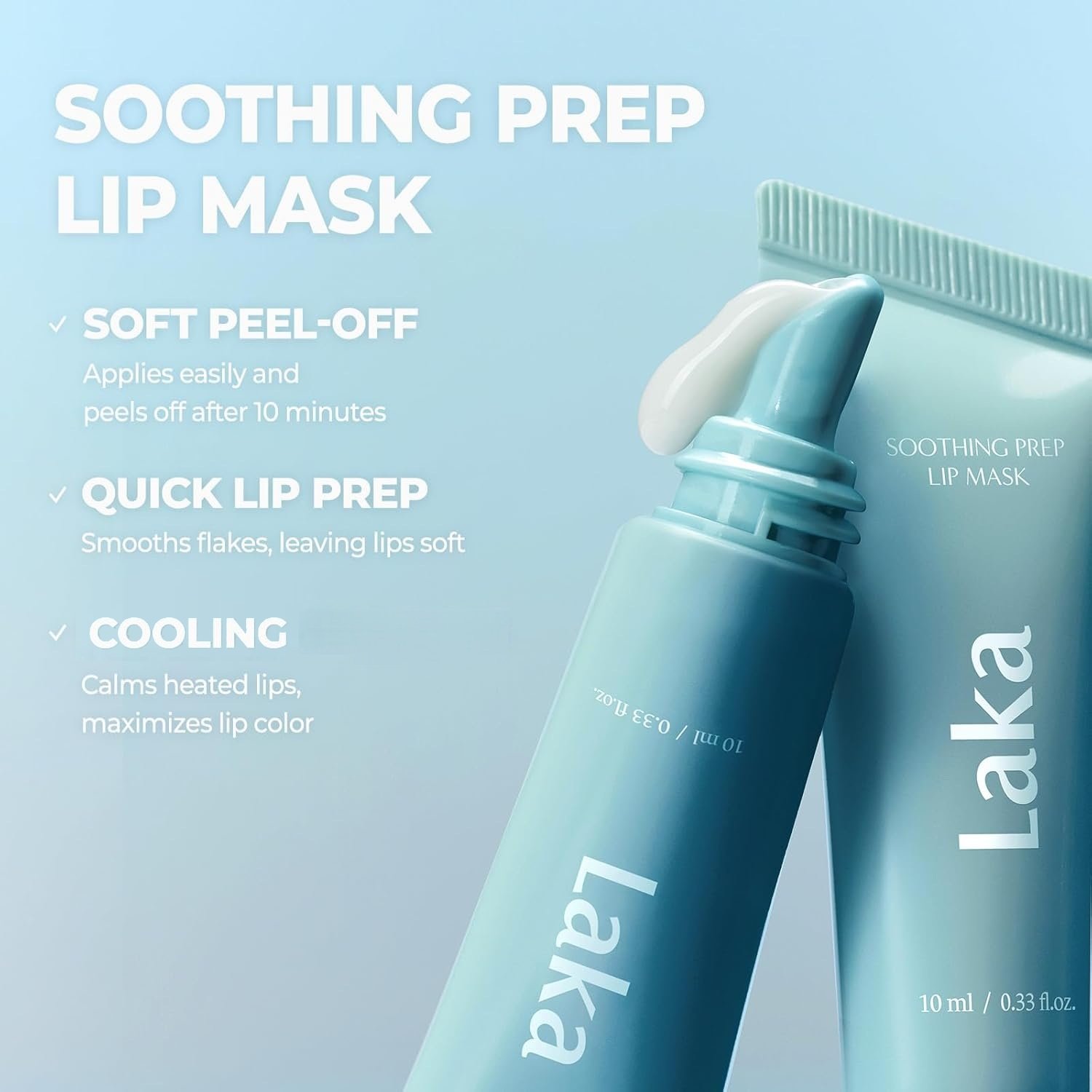 Laka Lip Care Soothing Prep Lip Mask 0.33 fl. oz.(10ml) detail 2