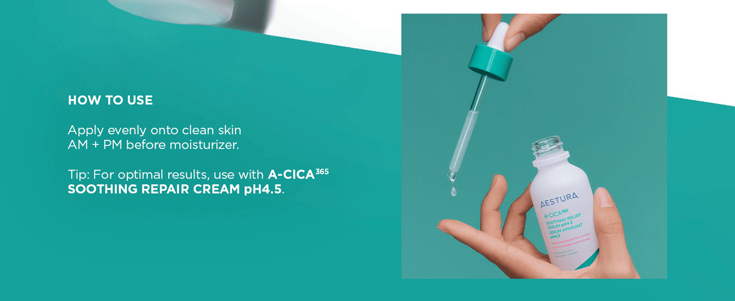 AESTURA A-CICA365 Soothing Relief Serum pH4.5 1.35 fl. oz.(40ml) detail 4