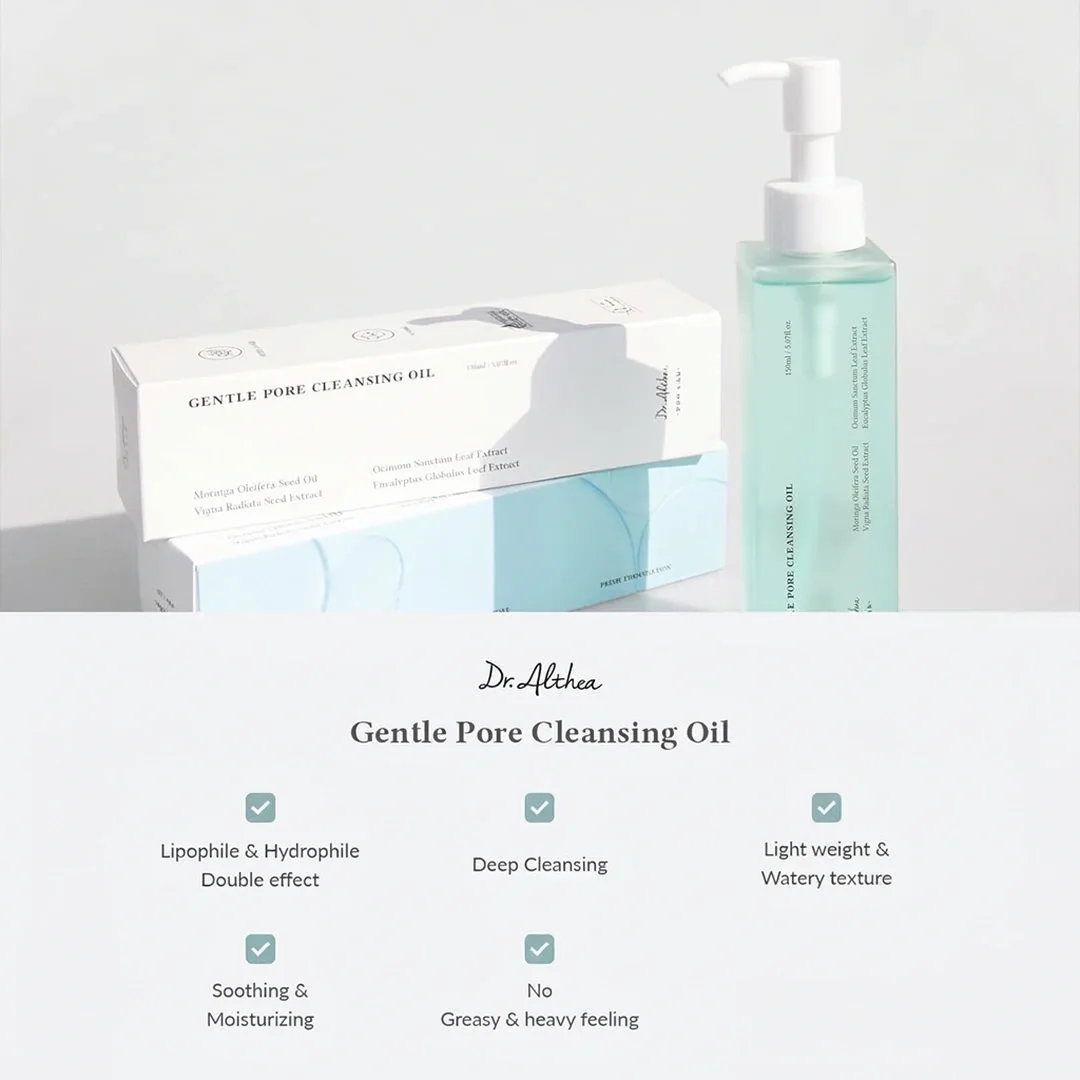 Dr.Althea Gentle Pore Vegan Cleansing Oil 5.07 fl. oz.(150ml) detail 6
