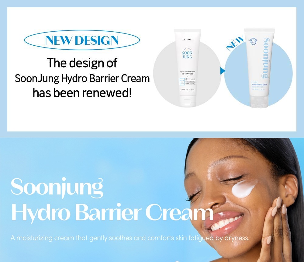 ETUDE Soonjung Hydro Barrier Cream 2.53 fl. oz.(75ml) | OLIVE YOUNG US