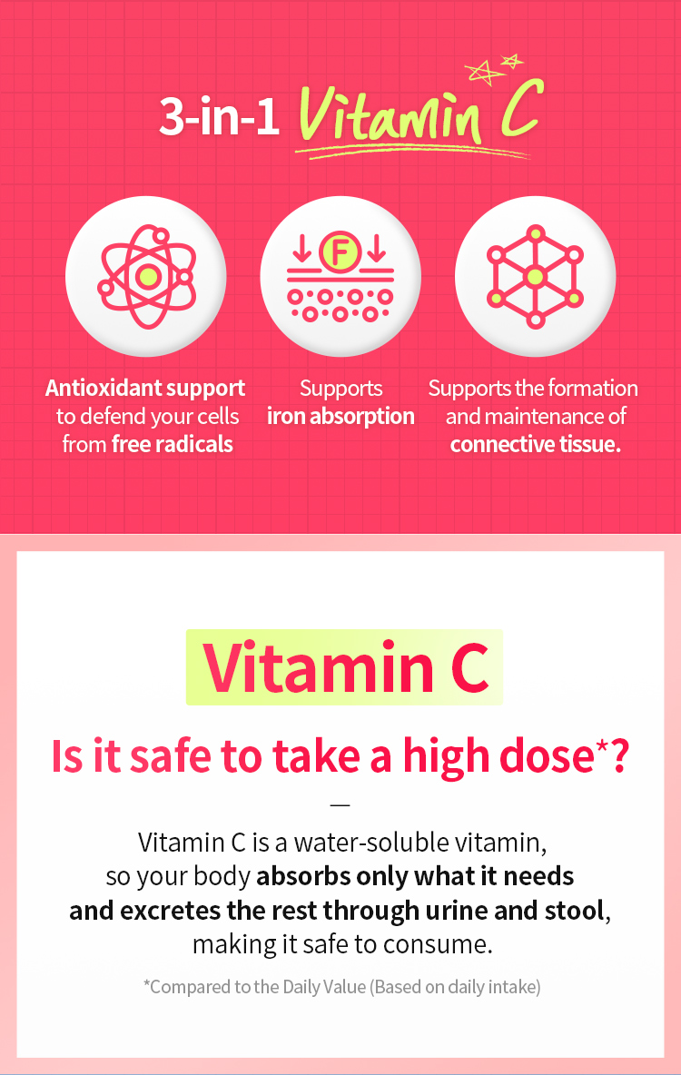 Dr.Brian Vitamin C&d 3000 Peach Flavor 9.52 oz.(270g) | OLIVE YOUNG US