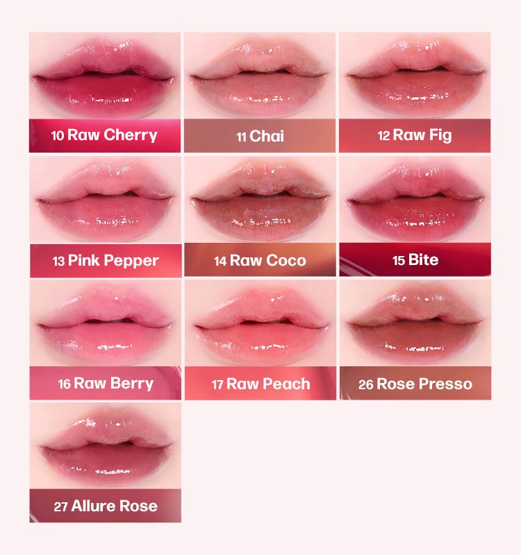 [19colors] hince Raw Glow Gel Tint 0.13 fl. oz.(4ml) detail 4