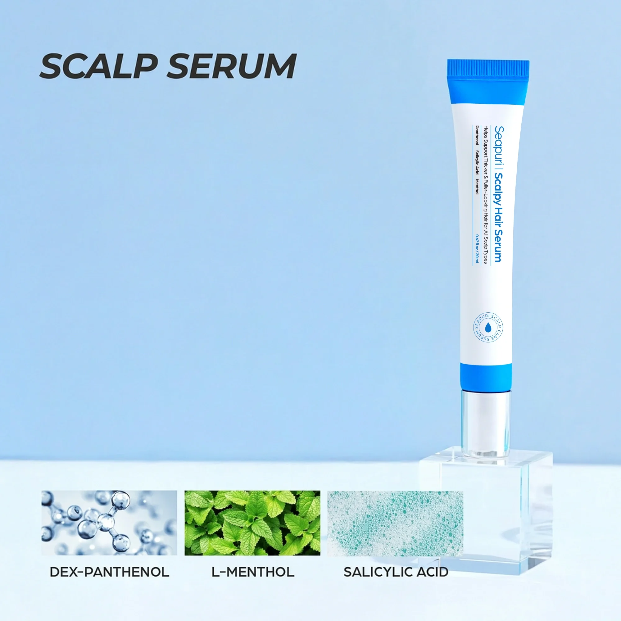 Seapuri Scalpy Hair Serum 0.67 fl. oz.(20ml) detail 1