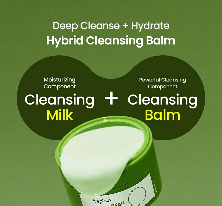 beplain Mung Bean Pore Cleansing Milk Balm 3.38 fl. oz.(100ml