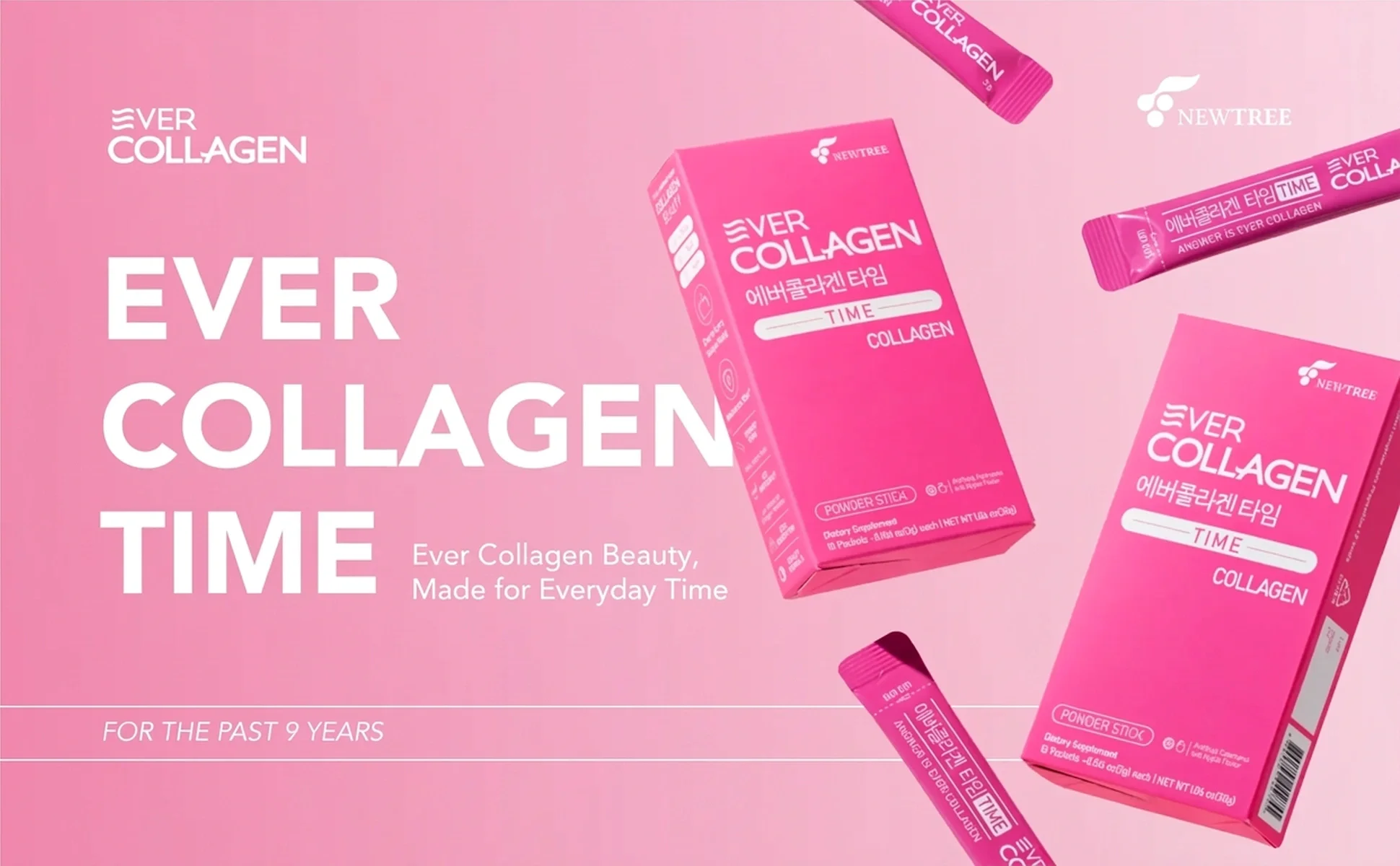 EVER COLLAGEN Time 10 Days 0.106 oz.(3g) x 10ea detail 1