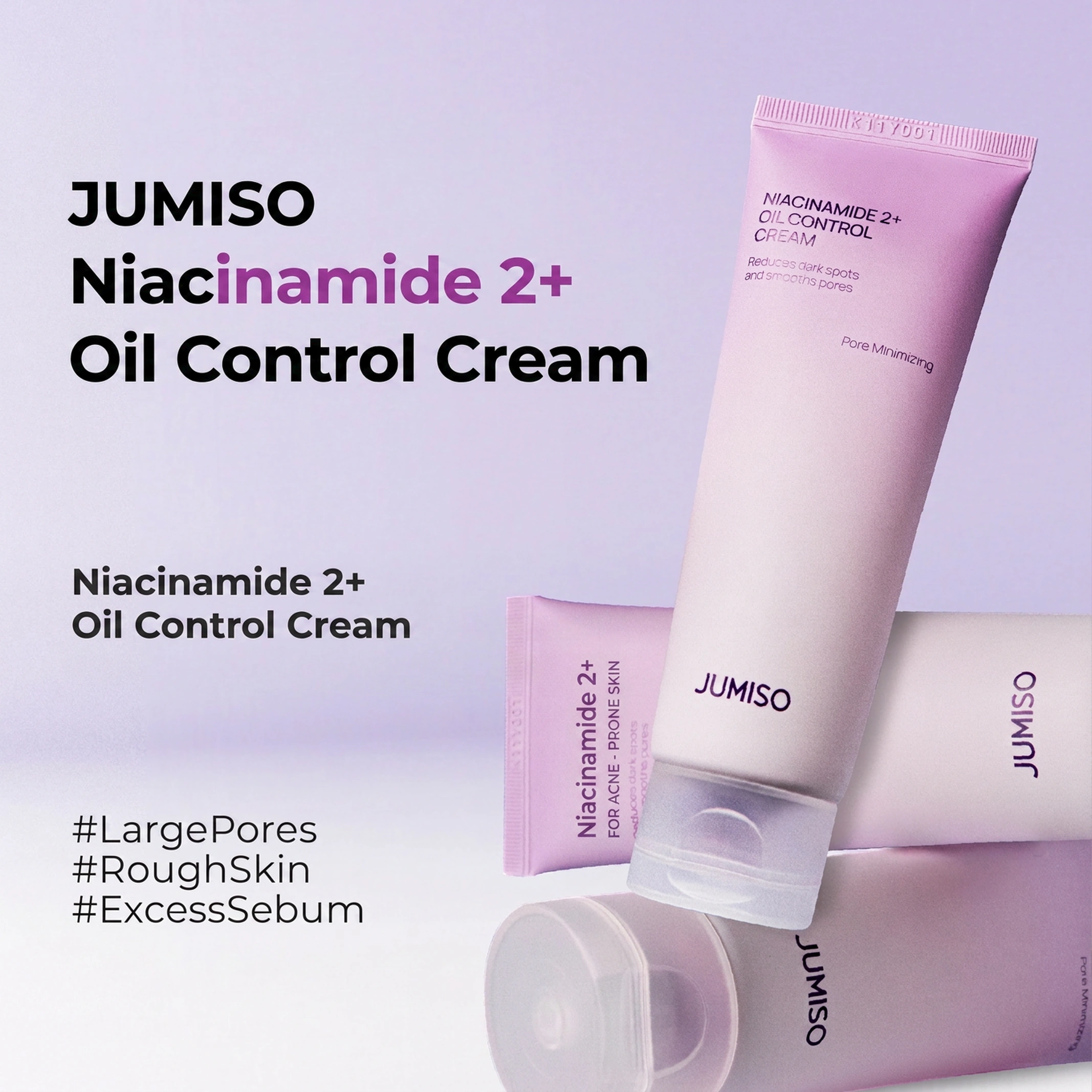 JUMISO Niacinamide 2+ Oil Control Cream 2.7 fl. oz.(80ml) | OLIVE