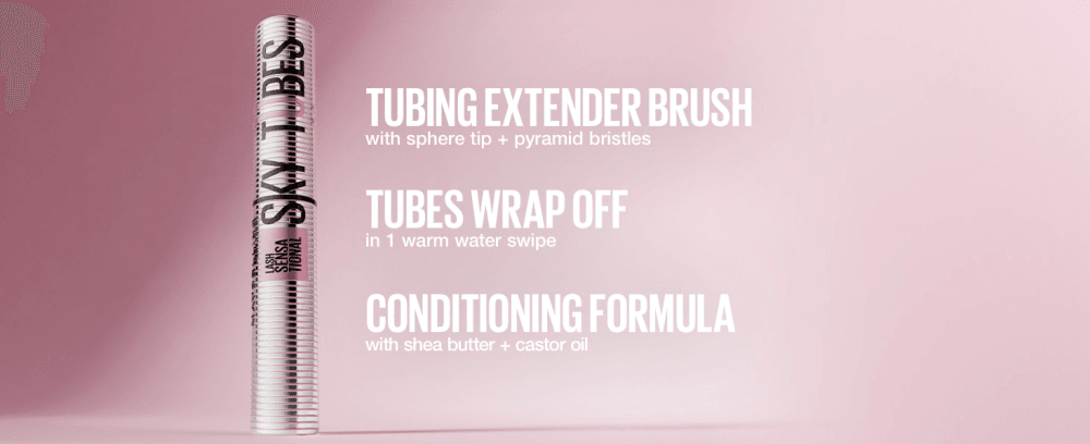 Maybelline Sens Sky Tubes Tubing Mascara Very Blk 0.23 fl. oz.(7.0ml) detail 2