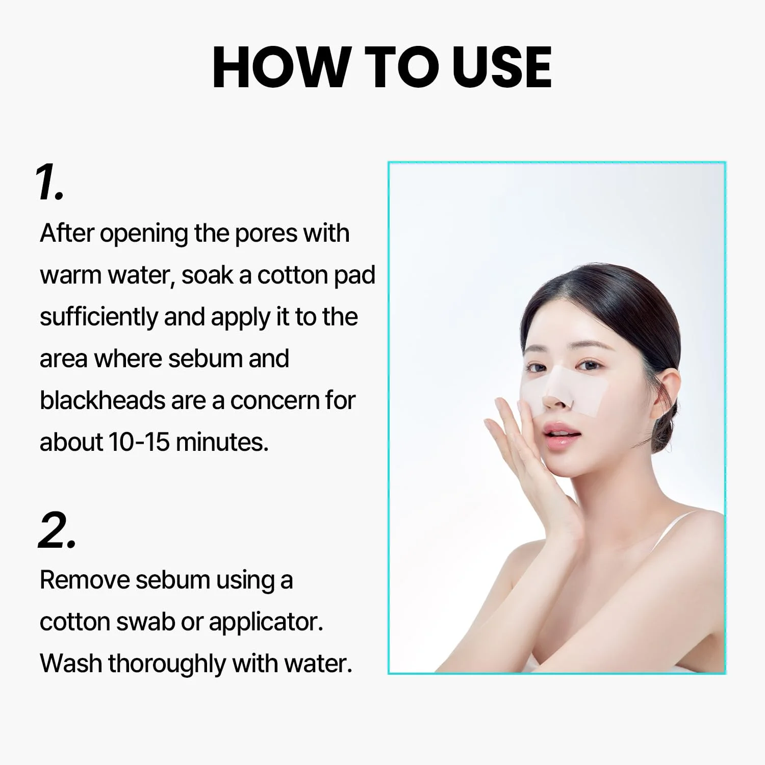 ilso Super Melting Sebum Softener 5.29 oz.(150ml) (+skin Wrap Cotton Pad 40ea) detail 5