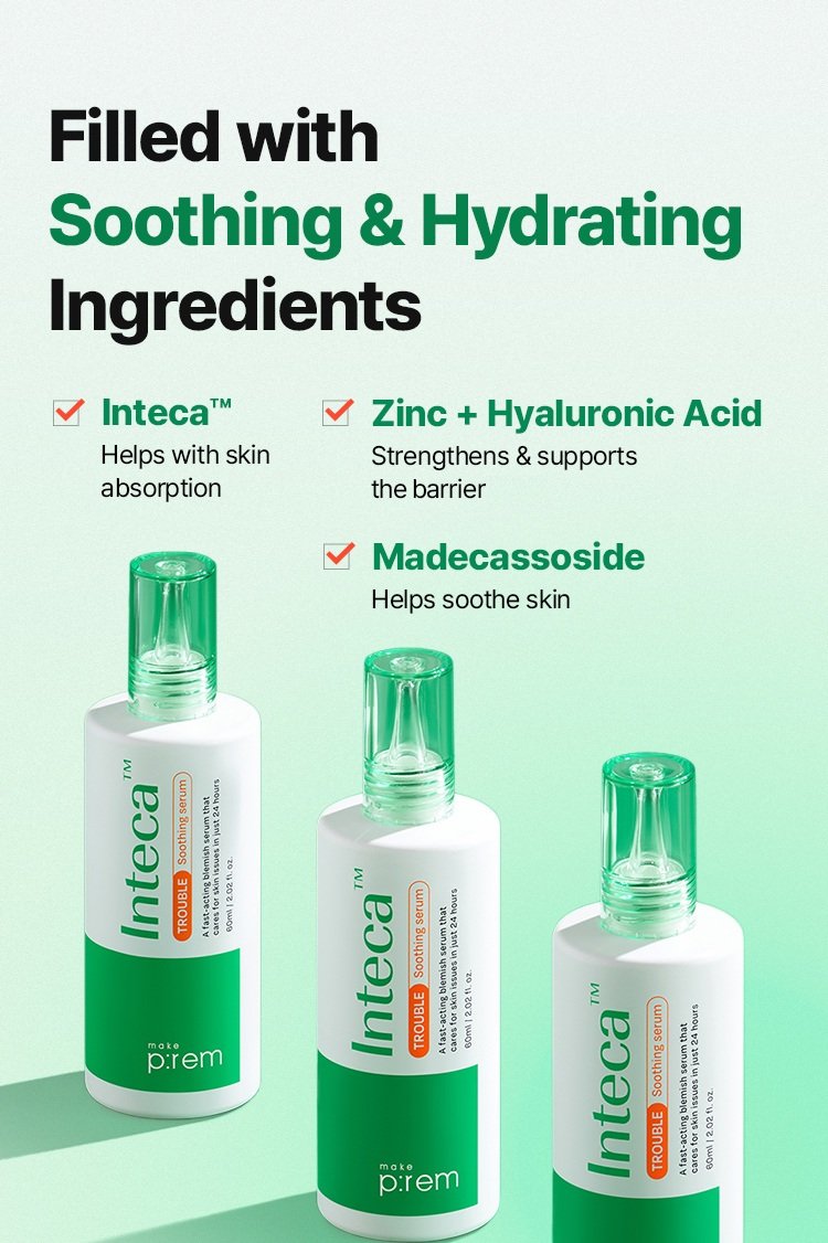 makeprem Inteca™ Trouble Soothing Serum 2.20 fl. oz.(60ml) detail 2