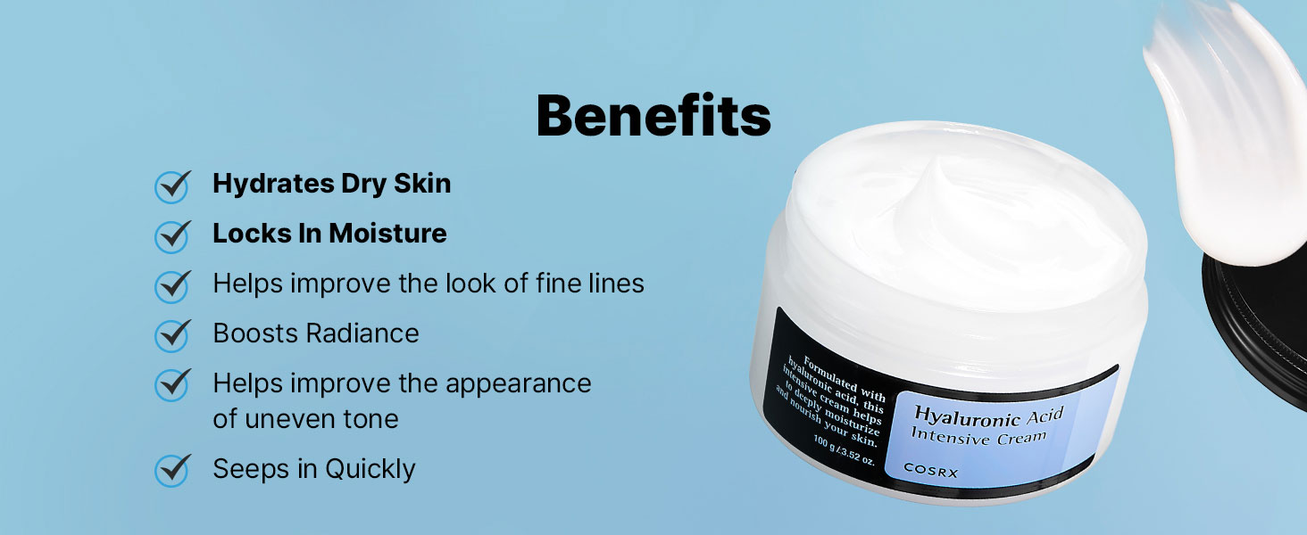 COSRX Hyaluronic Acid Intensive Cream 3.52 oz.(100g) | OLIVE YOUNG US
