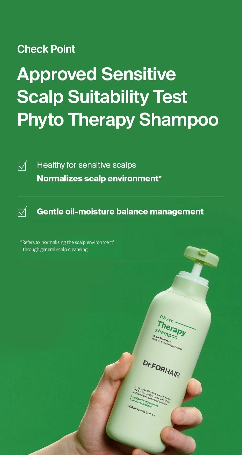 DR.FORHAIR Phyto Therapy Shampoo 10.14 fl. oz.(300ml) detail 2