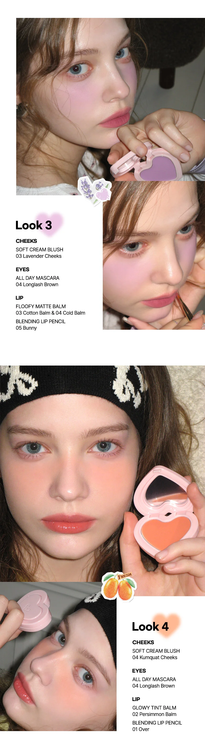 [2colors] AOU Soft Cream Blush 0.10 oz.(3g) detail 6