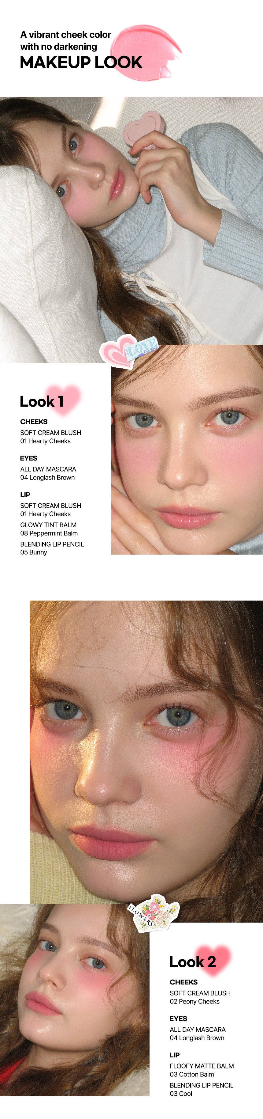 [2colors] AOU Soft Cream Blush 0.10 oz.(3g) detail 5
