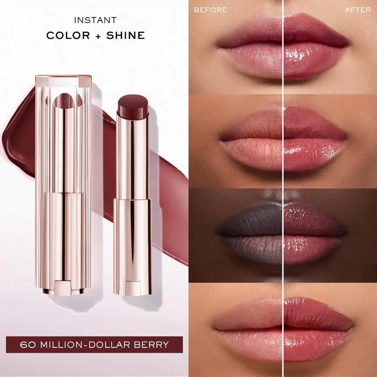 [6colors] Lancome Lip Idole Squalane-12 Butterglow Hydrating Lip Balm 1.13 oz.(3g) detail 5