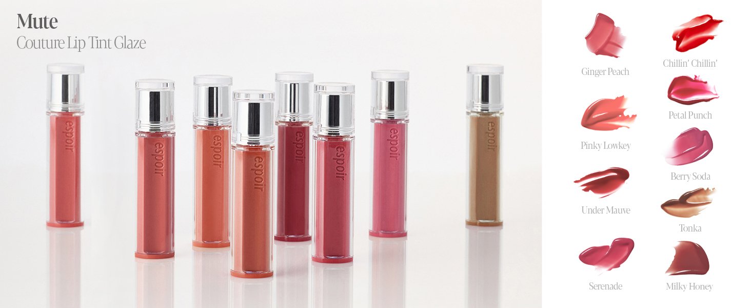 [9colors] espoir Couture Lip Tint Glaze 0.14 oz.(4g) detail 5