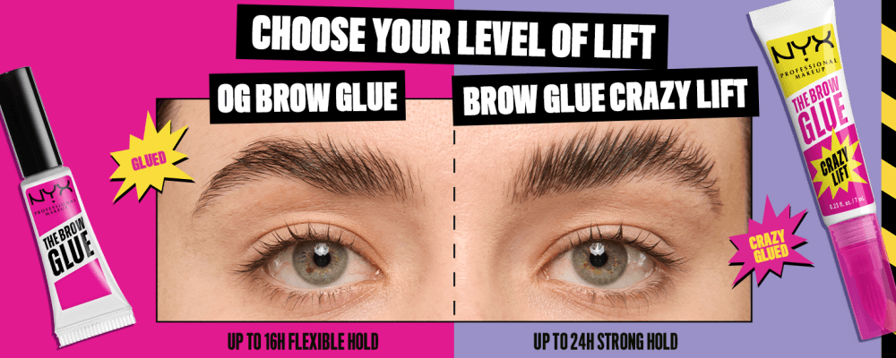 NYX Professional Makeup The Brow Glue- Brow Makeup The Brow Glue Crazy Lift, Clear 0.23 fl. oz.(7ml) detail 3