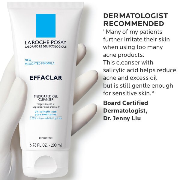 La Roche Posay Effaclar Medicated Gel Cleanser with Salicylic Acid 6.76 fl. oz.(200ml) detail 5