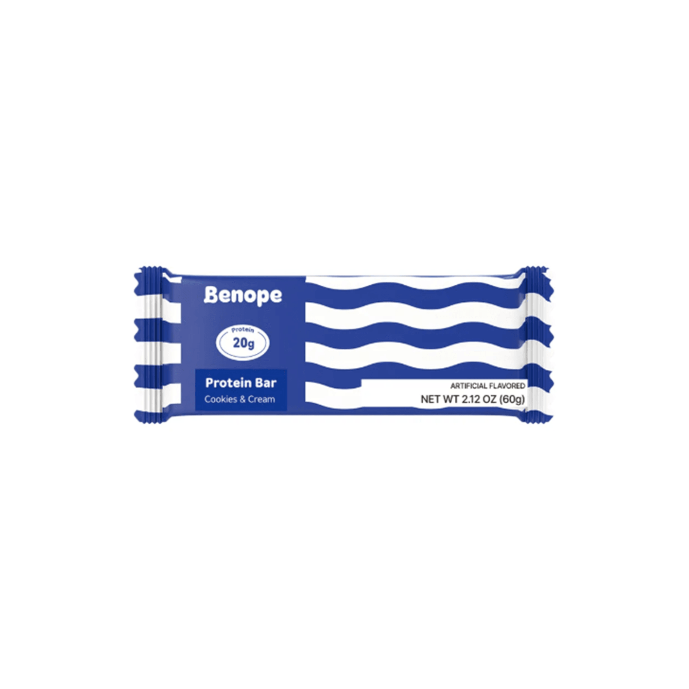 Benope Protein Bar Cookies&cream 2.12 oz.(60g) detail 1