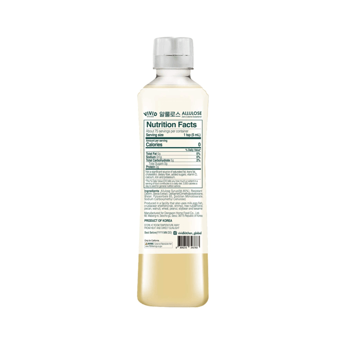 VIVID KITCHEN Allulose Zero Sweetener 12.7 fl. oz.(378ml) detail 1