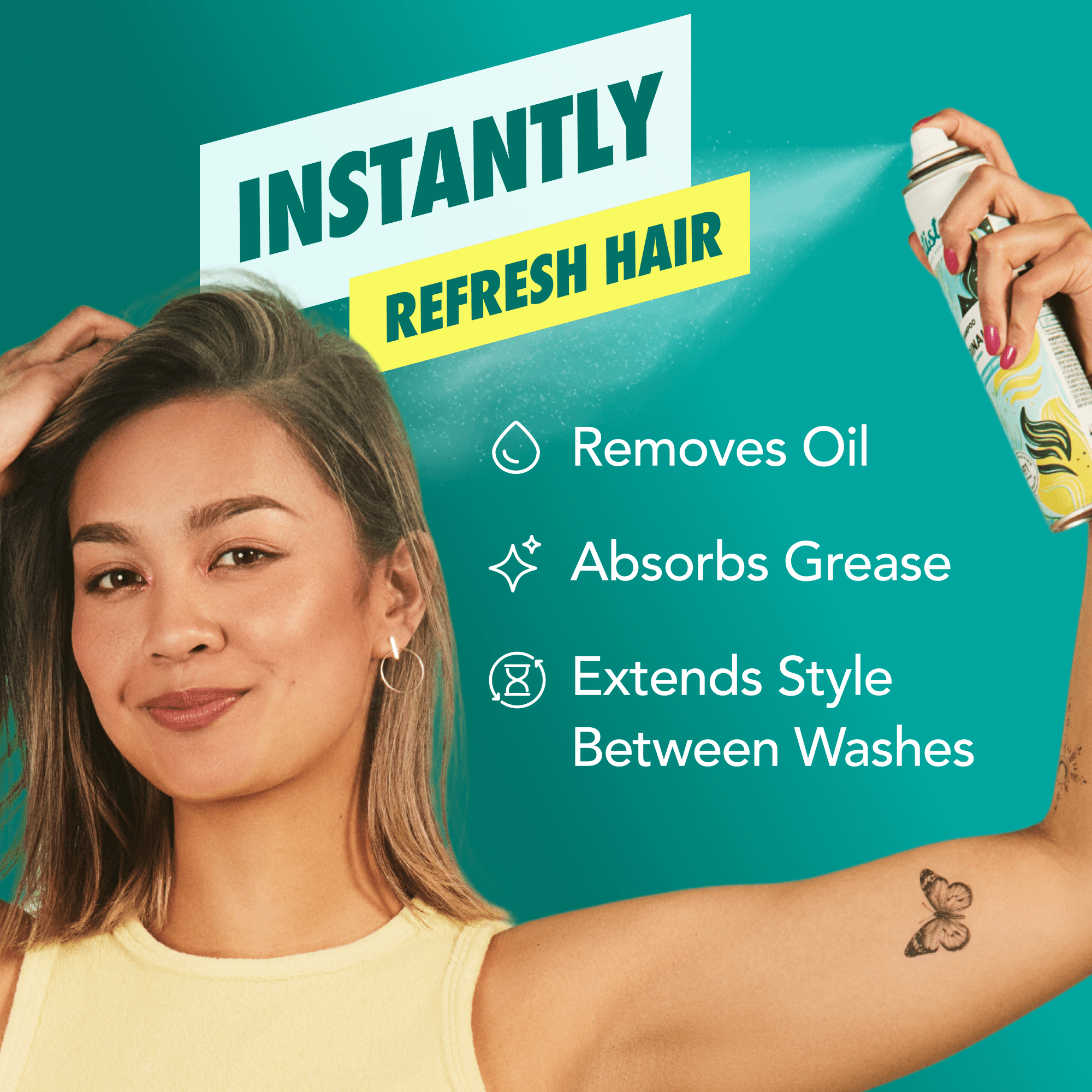 Batiste Original Dry Shampoo Classic Clean Scent 3.81 oz.(108g) detail 1