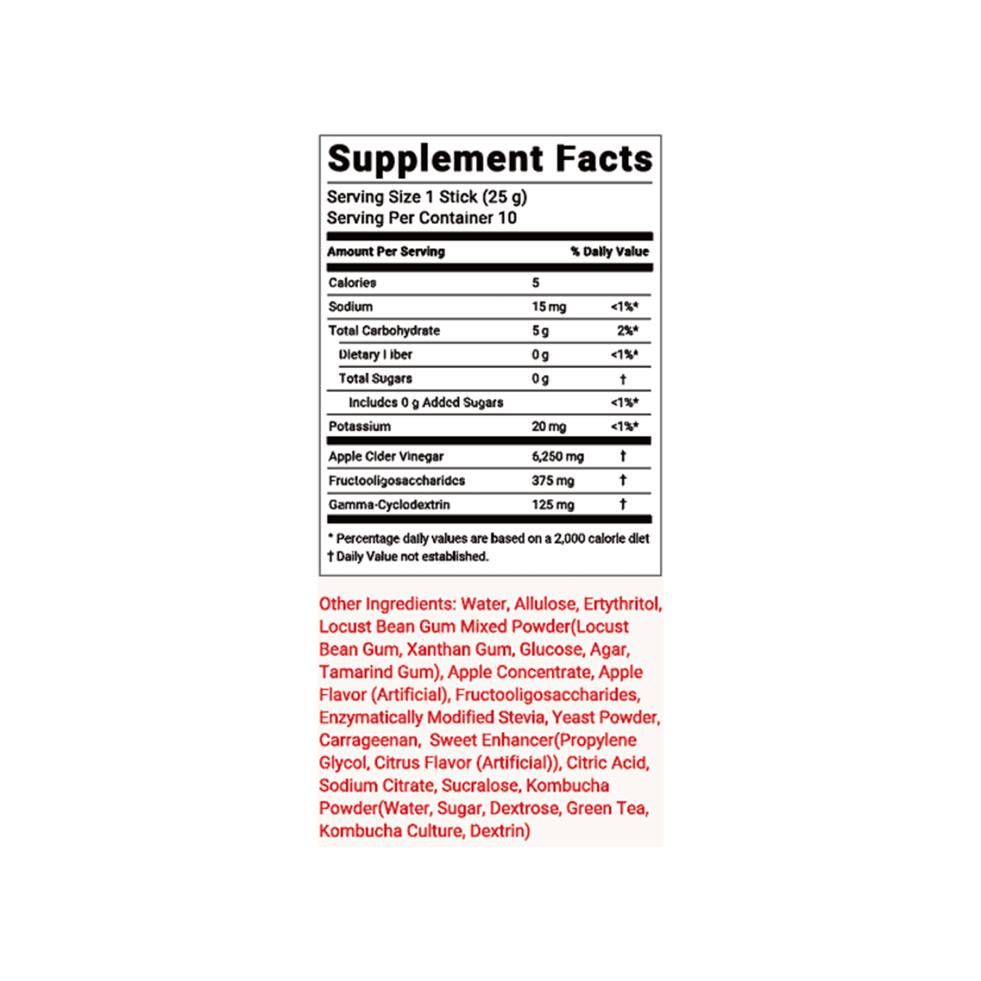 [2flavors] FOODOLOGY Acv Jelly 0.88 oz.(25g) x 10ea detail 3