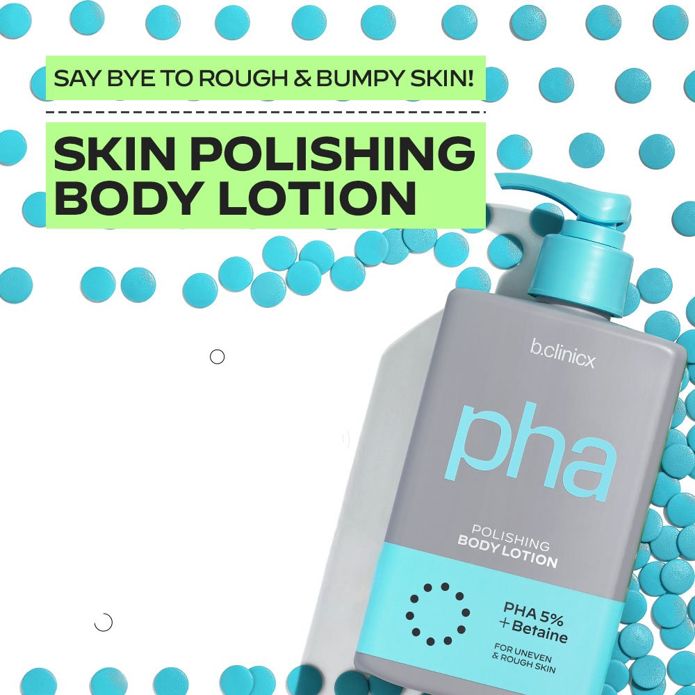 b.clinicx Pha Polishing Body Lotion 10.1 fl. oz.(300ml) detail 1