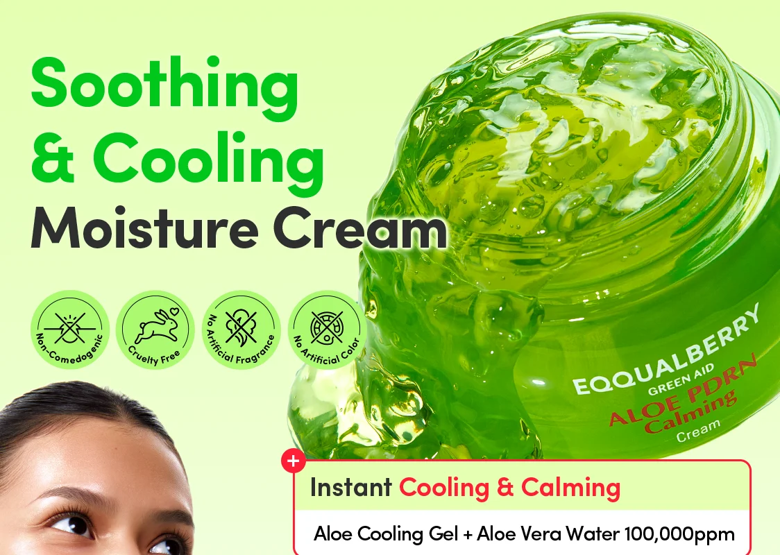 EQQUALBERRY Aloe Pdrn Calming Cream 1.69 fl. oz.(50ml) detail 1