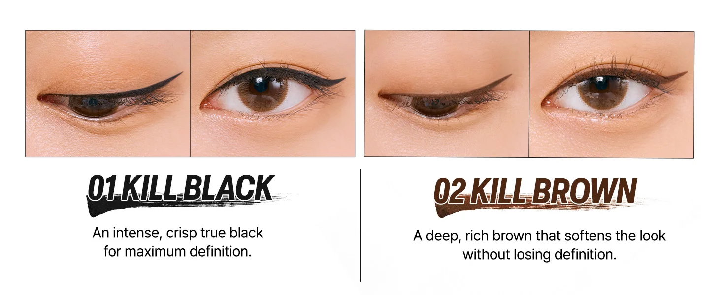 [2colors] CLIO Superproof Pen Liner Kill Black 0.01 fl. oz.(0.55ml) detail 6