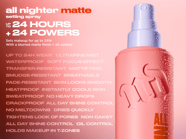 Urban Decay Mini All Nighter Matte Makeup Setting Spray 1.0 fl. oz.(30ml) detail 1