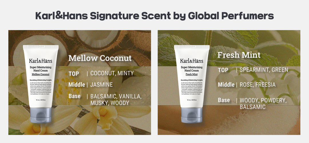 2scents] Karl&Hans Super Moisturizing Hand Cream 1.69 fl. oz.(50ml