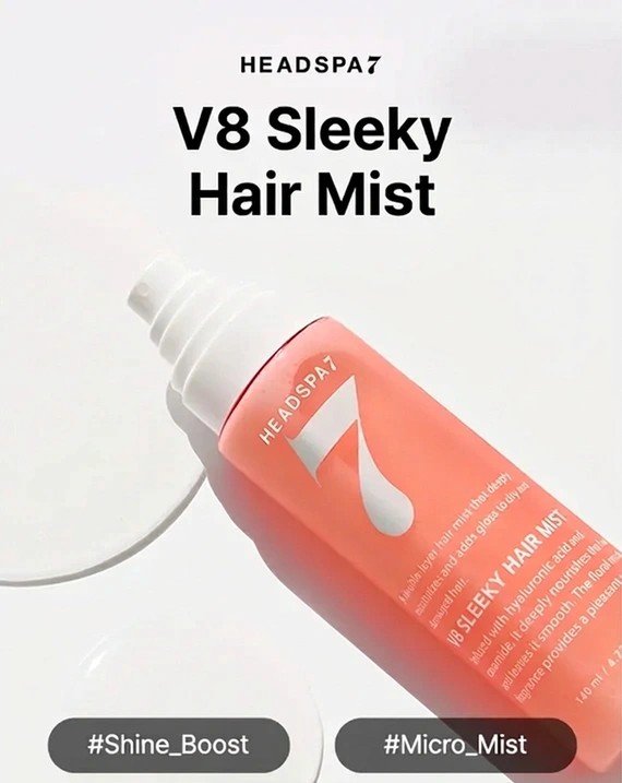HEADSPA7 V8 Sleeky Hair Mist 4.73 fl. oz.(140ml) detail 1