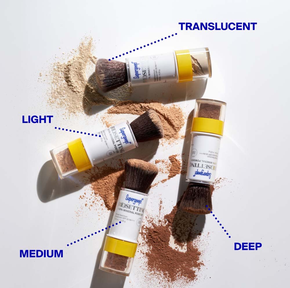 Supergoop! (Re)setting Mineral Powder SPF 35 0.15 oz. Translucent detail 1