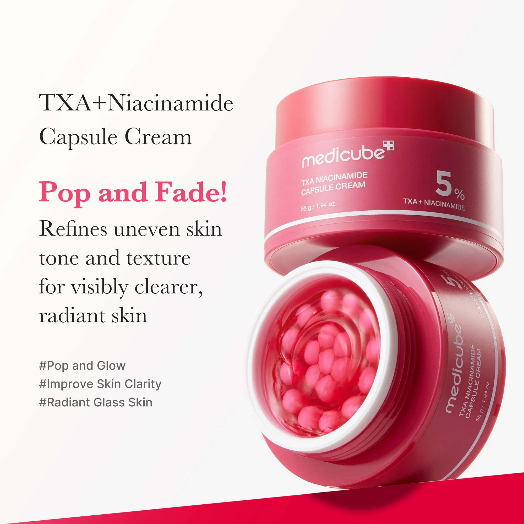 medicube Txa Niacinamide Capsule Cream 1.94 oz.(55g) detail 1