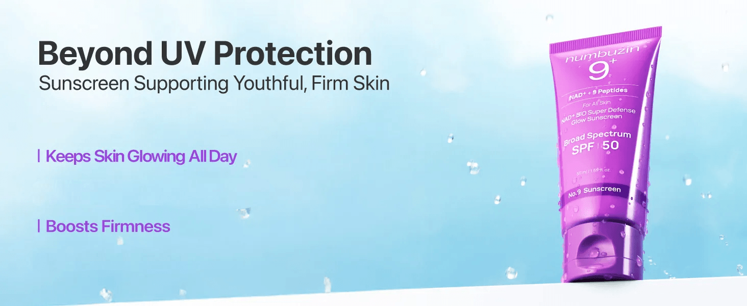 numbuzin 9+ NAD+ BIO Super Defense Glow Sunscreen Broad Spectrum SPF 50 1.69 fl. oz.(50ml) detail 3