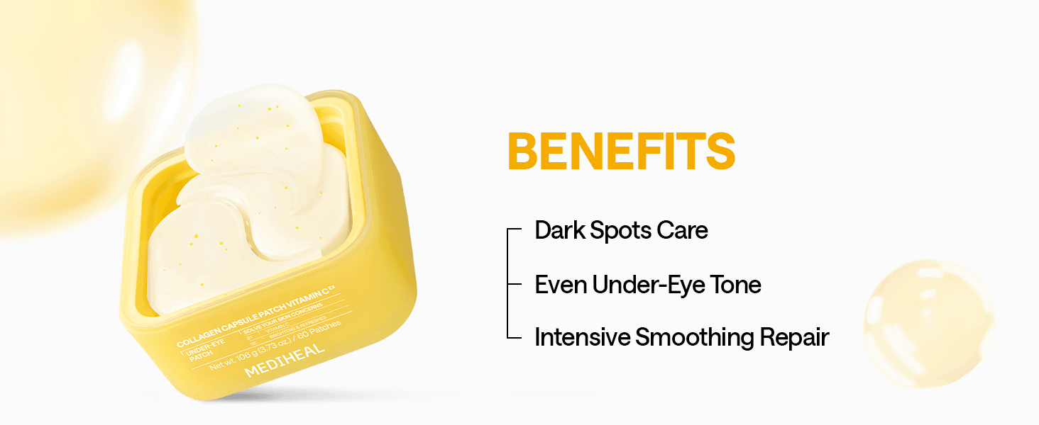 MEDIHEAL Collagen Capsule Patch Vitamin C EX Under-Eye Patch 60 Patches 3.73 fl. oz.(106g) detail 2