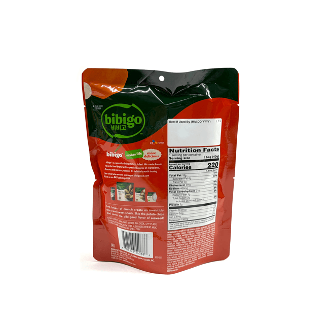 CJ Bibigo Chip Spicy & Sweet Flavor 1.41 oz.(40g) detail 2