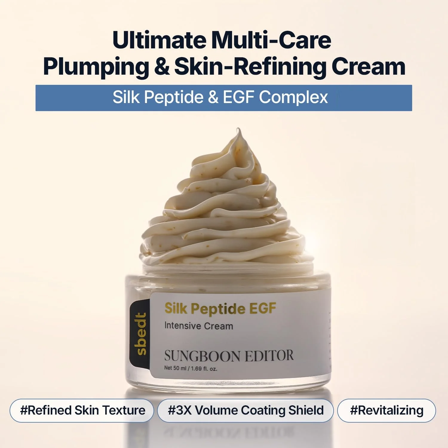 SUNGBOON EDITOR Silk Peptide Egf Intensive Cream 1.69 fl. oz.(50ml) detail 1