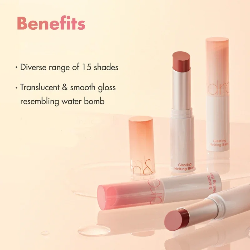 [8colors] rom&nd Glasting Melting Balm 0.12 oz.(3.5g) detail 2