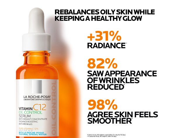 La Roche Posay Pure Vitamin C 12 Oil Control Serum 1.0 fl. oz.(30ml) detail 3