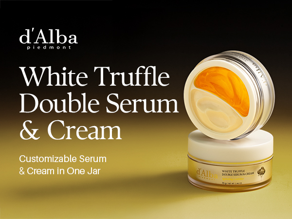 d'Alba White Truffle Double Serum & Cream 2.46 oz.(70g) | OLIVE