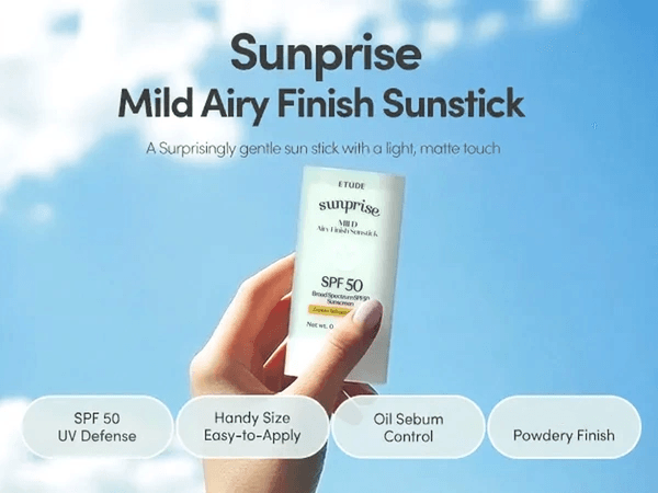 ETUDE Sunprise Mild Airy Finish Sunstick SPF 50 0.67 oz.(19g) detail 1